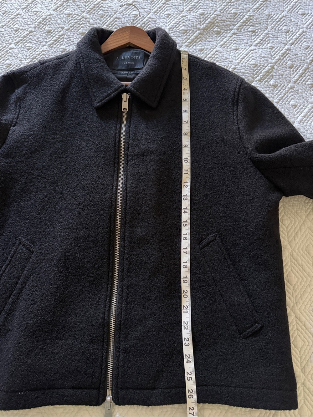 AllSaints | Woman’s Zip-front Wool jacket Original price $1,072 - Picture 10 of 13